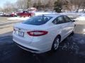 2013 White Platinum Metallic Tri-coat Ford Fusion SE  photo #7