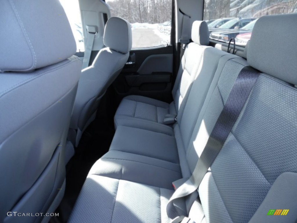 2015 Silverado 1500 WT Double Cab 4x4 - Black / Dark Ash/Jet Black photo #11