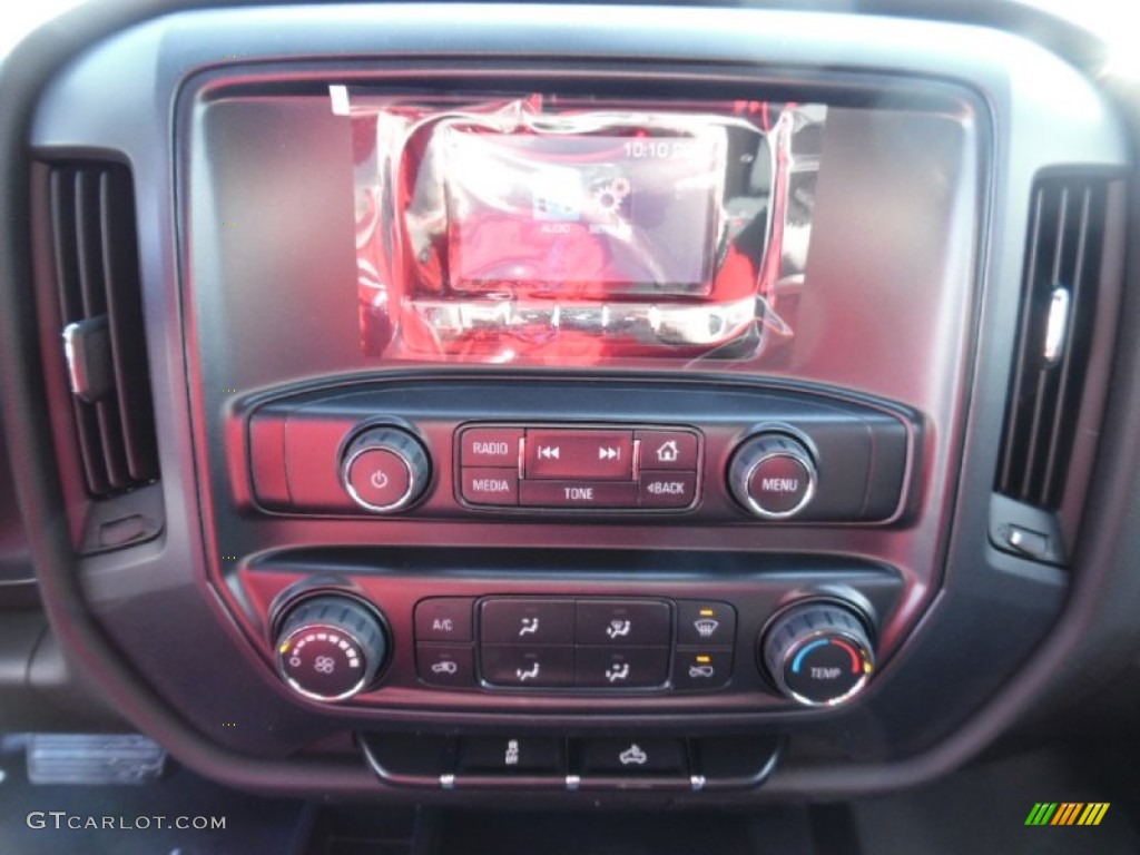 2015 Silverado 1500 WT Double Cab 4x4 - Black / Dark Ash/Jet Black photo #16