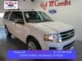 White Platinum Metallic Tri-Coat 2015 Ford Expedition EL Platinum
