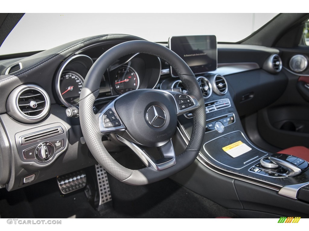 2015 C 300 - Iridium Silver Metallic / Red/Black photo #5