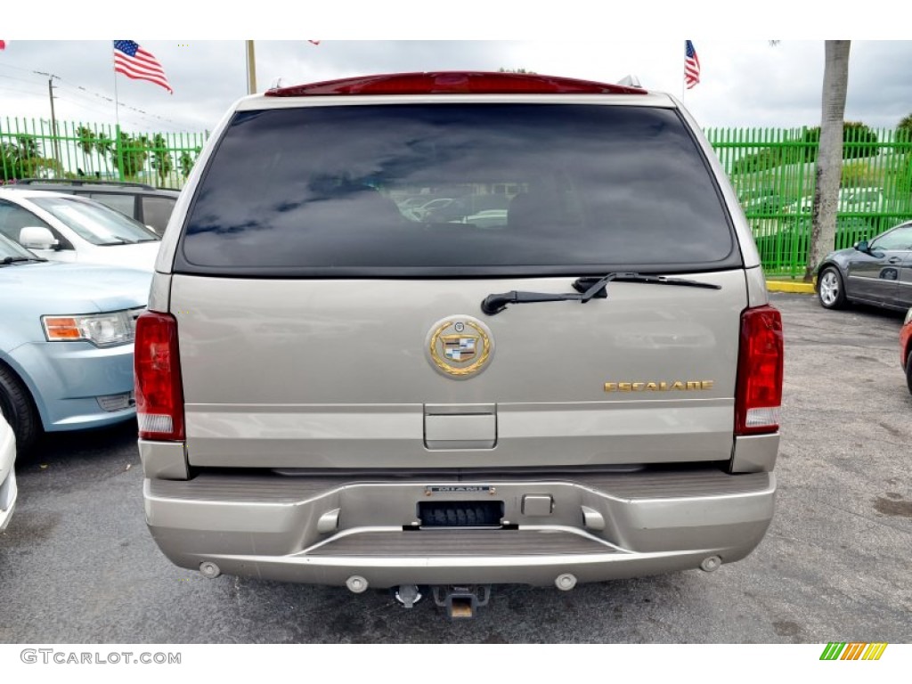 2002 Escalade AWD - Silver Sand / Shale photo #10