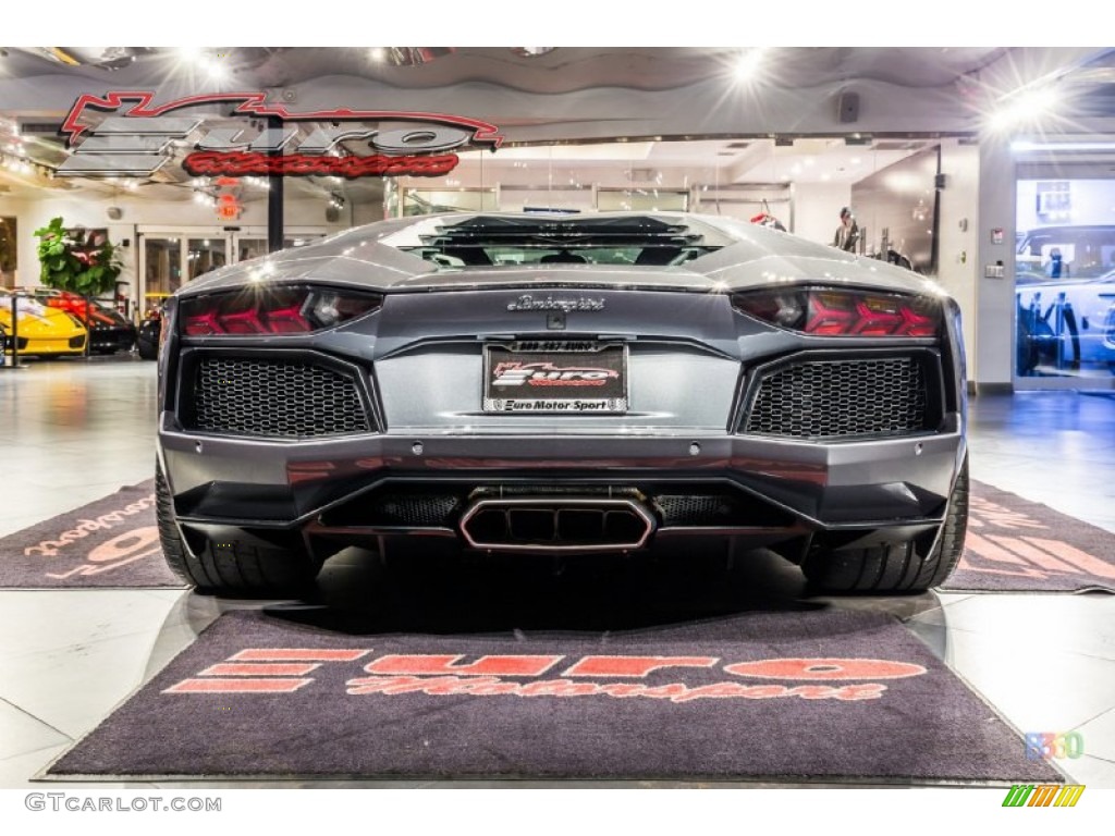 2012 Aventador LP 700-4 - Grigio Estoque (Dark Silver) / Nero Ade photo #14