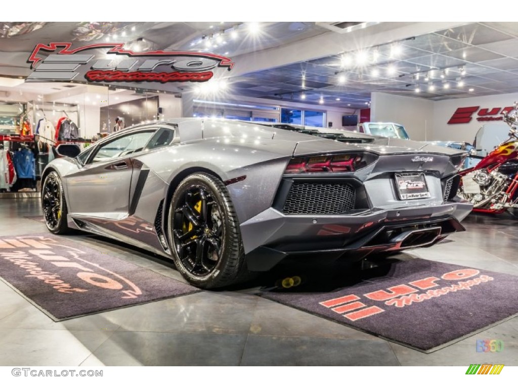 2012 Aventador LP 700-4 - Grigio Estoque (Dark Silver) / Nero Ade photo #15