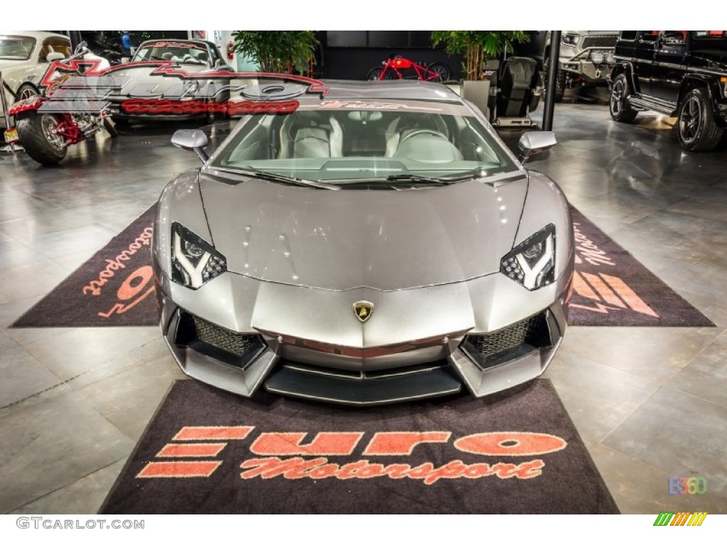 2012 Aventador LP 700-4 - Grigio Estoque (Dark Silver) / Nero Ade photo #25