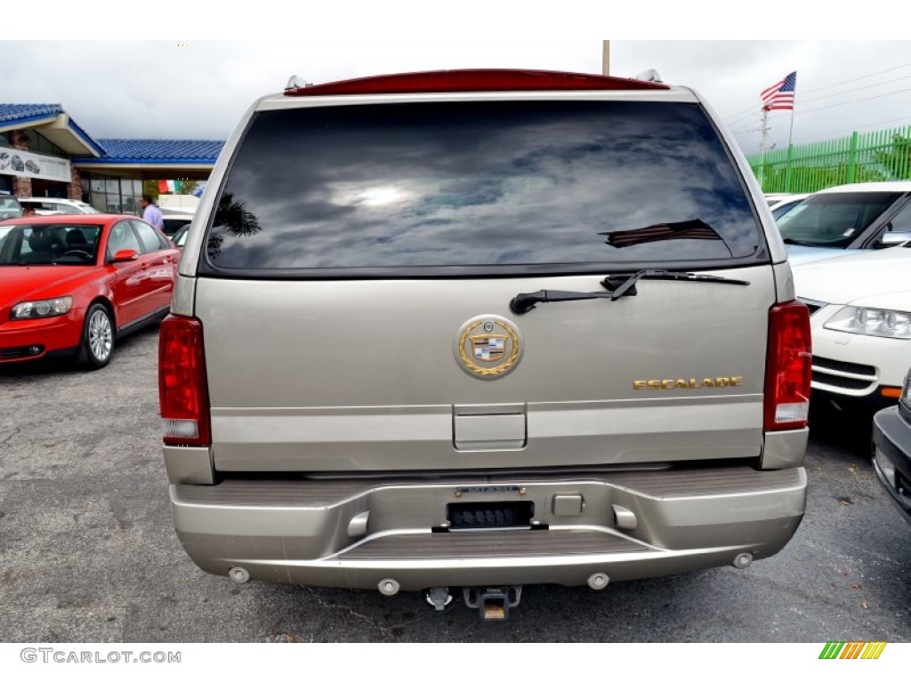 2002 Escalade AWD - Silver Sand / Shale photo #35