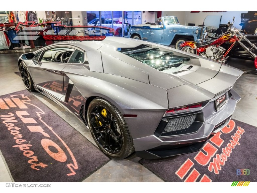 2012 Aventador LP 700-4 - Grigio Estoque (Dark Silver) / Nero Ade photo #29