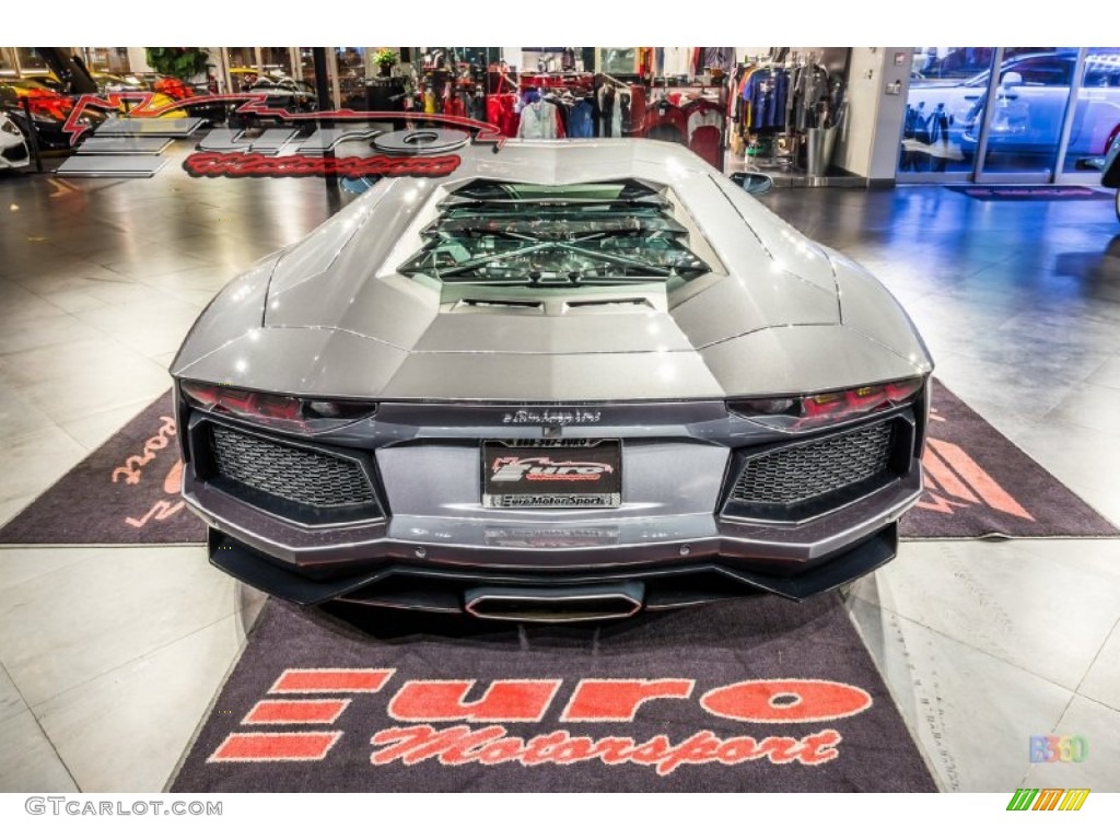 2012 Aventador LP 700-4 - Grigio Estoque (Dark Silver) / Nero Ade photo #30