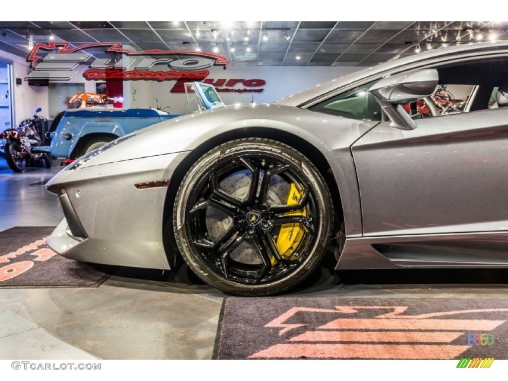 2012 Aventador LP 700-4 - Grigio Estoque (Dark Silver) / Nero Ade photo #35