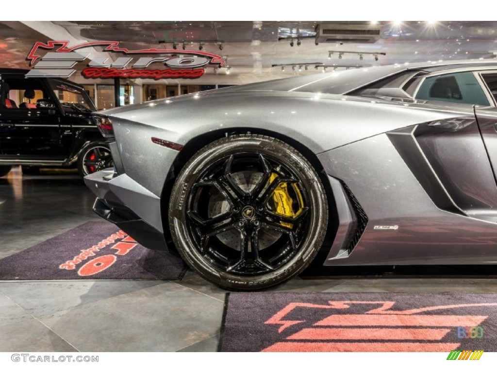 2012 Aventador LP 700-4 - Grigio Estoque (Dark Silver) / Nero Ade photo #38