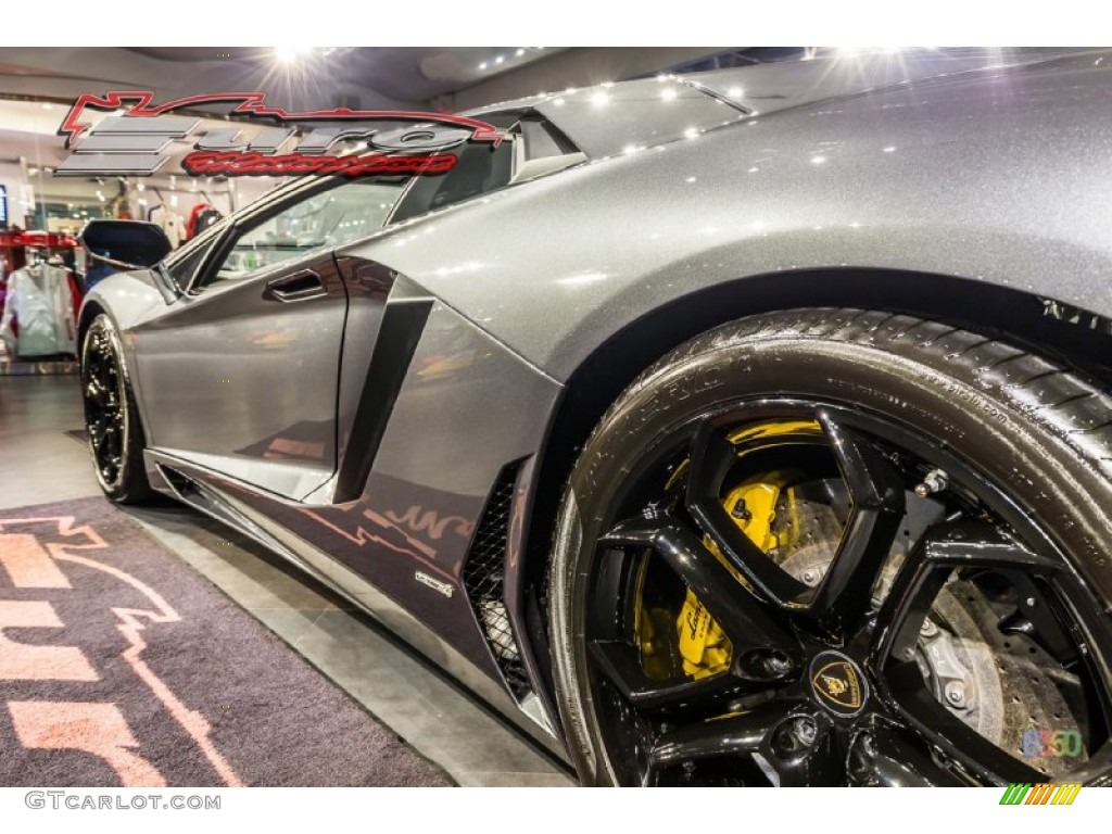 2012 Aventador LP 700-4 - Grigio Estoque (Dark Silver) / Nero Ade photo #42