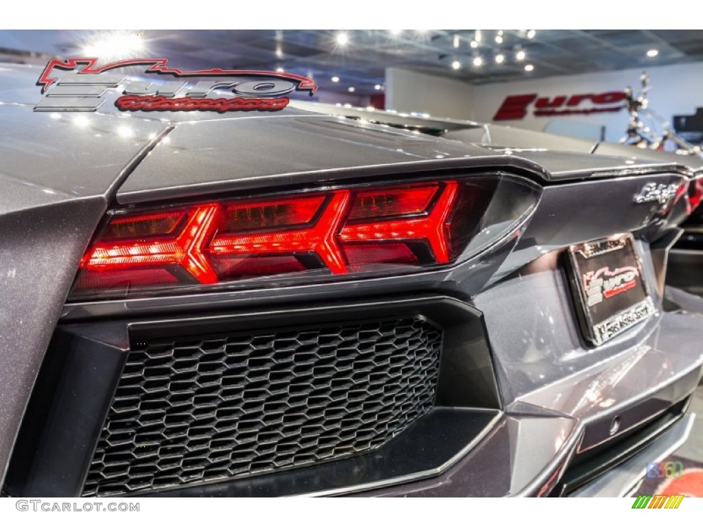 2012 Aventador LP 700-4 - Grigio Estoque (Dark Silver) / Nero Ade photo #57
