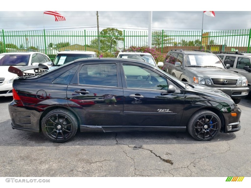2007 Focus ZX4 SE Sedan - Pitch Black / Charcoal/Light Flint photo #23