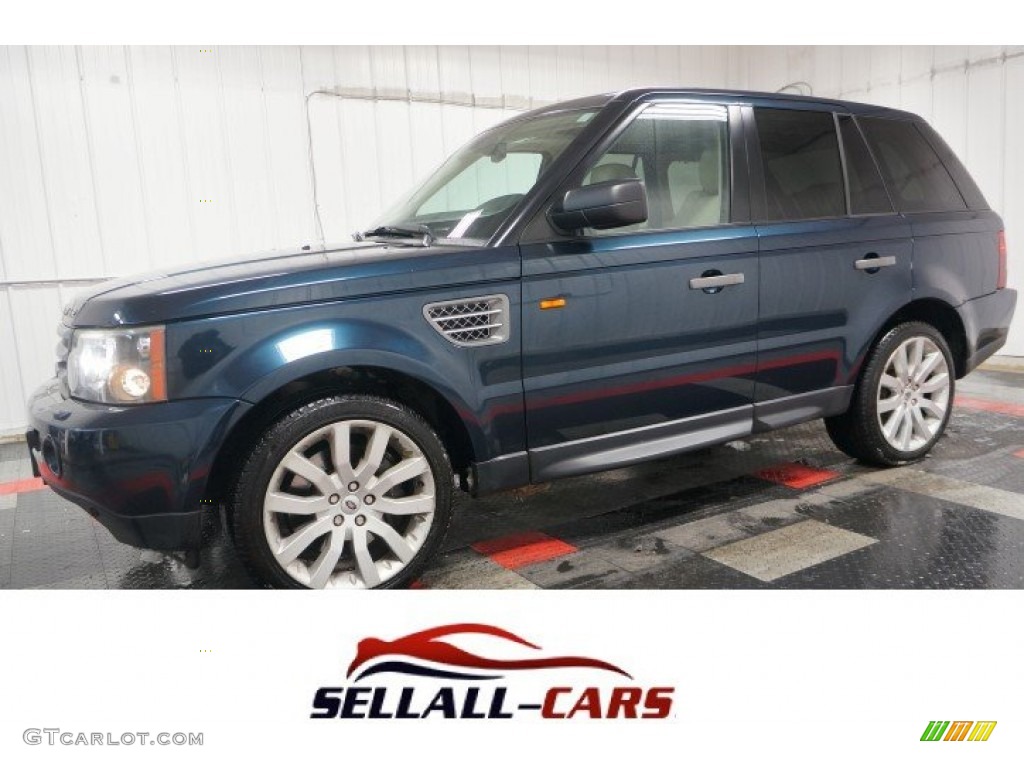 2006 Range Rover Sport Supercharged - Giverny Green Metallic / Ivory photo #1