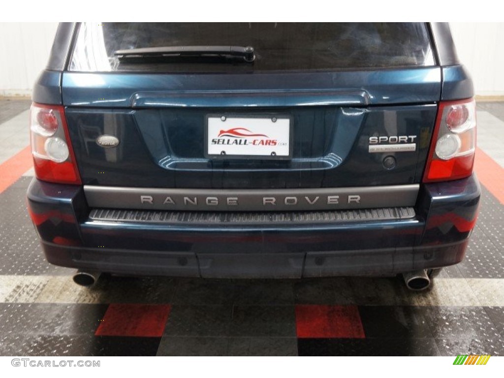 2006 Range Rover Sport Supercharged - Giverny Green Metallic / Ivory photo #53