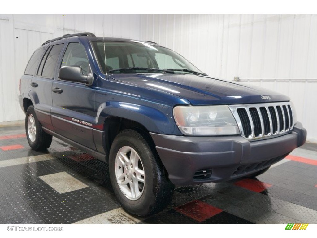 2003 Grand Cherokee Laredo 4x4 - Patriot Blue Pearl / Taupe photo #5