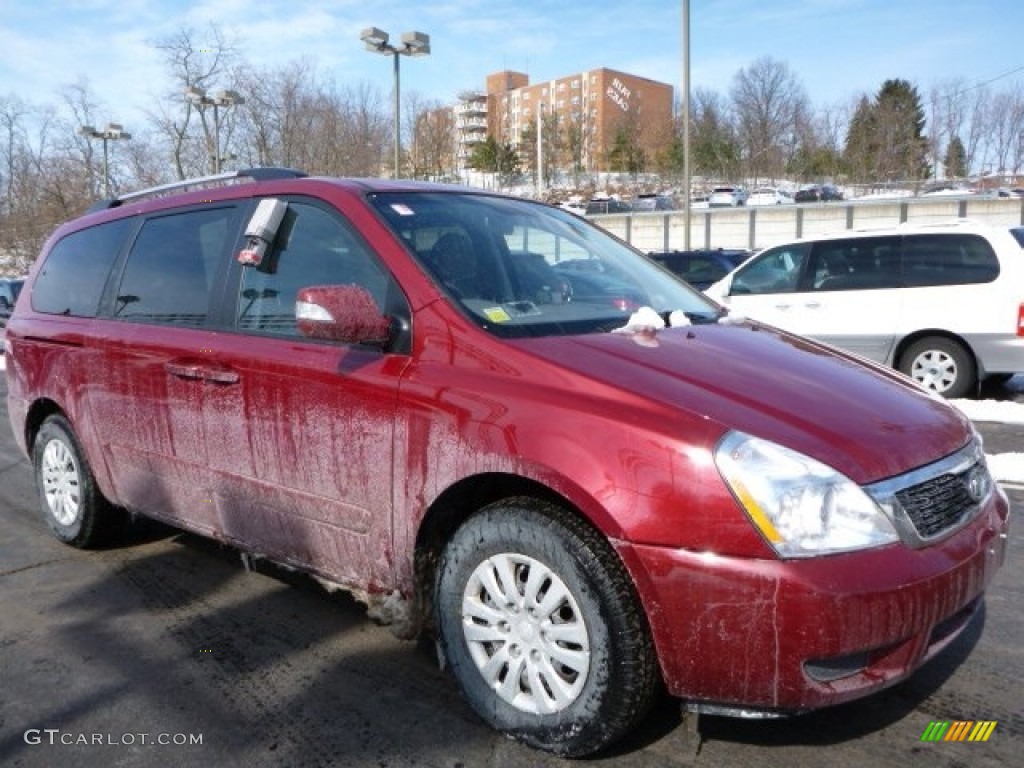 2012 Sedona LX - Claret Red / Gray photo #1