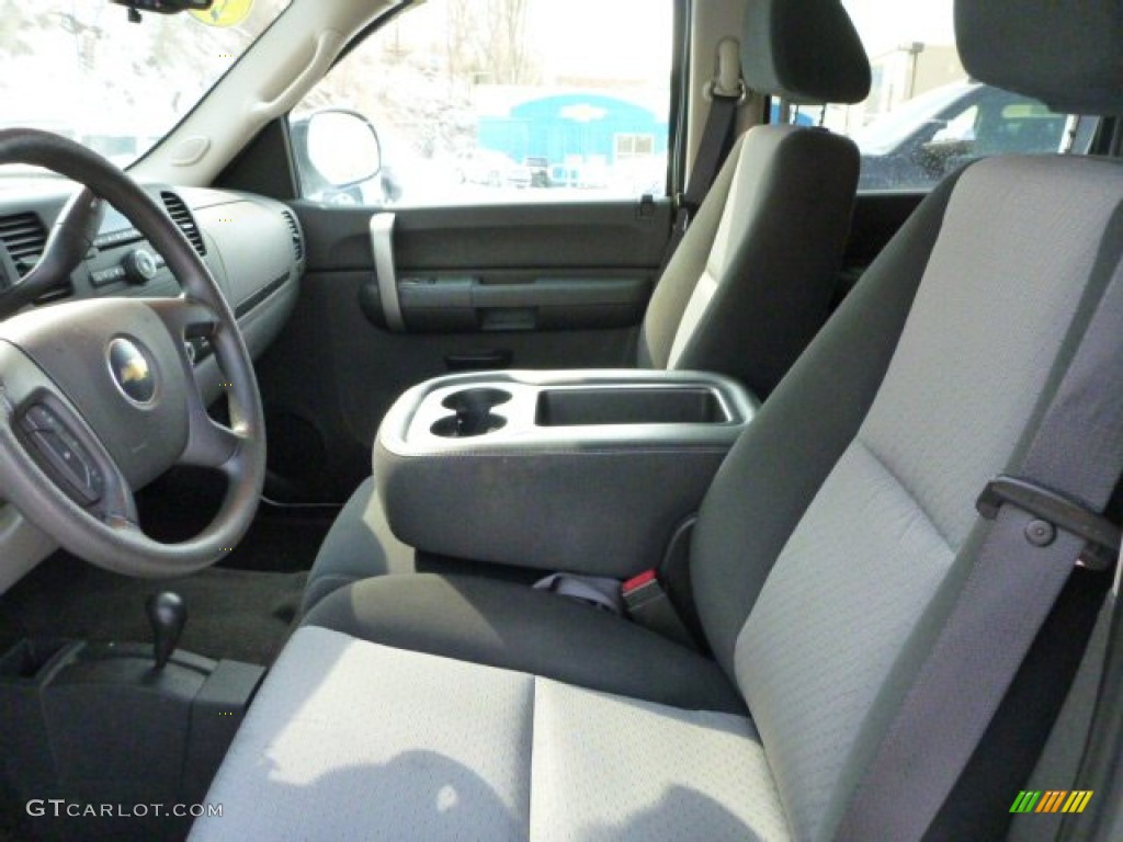 Light Titanium/Ebony Accents Interior 2008 Chevrolet Silverado 1500 LS Crew Cab 4x4 Photo #102044971