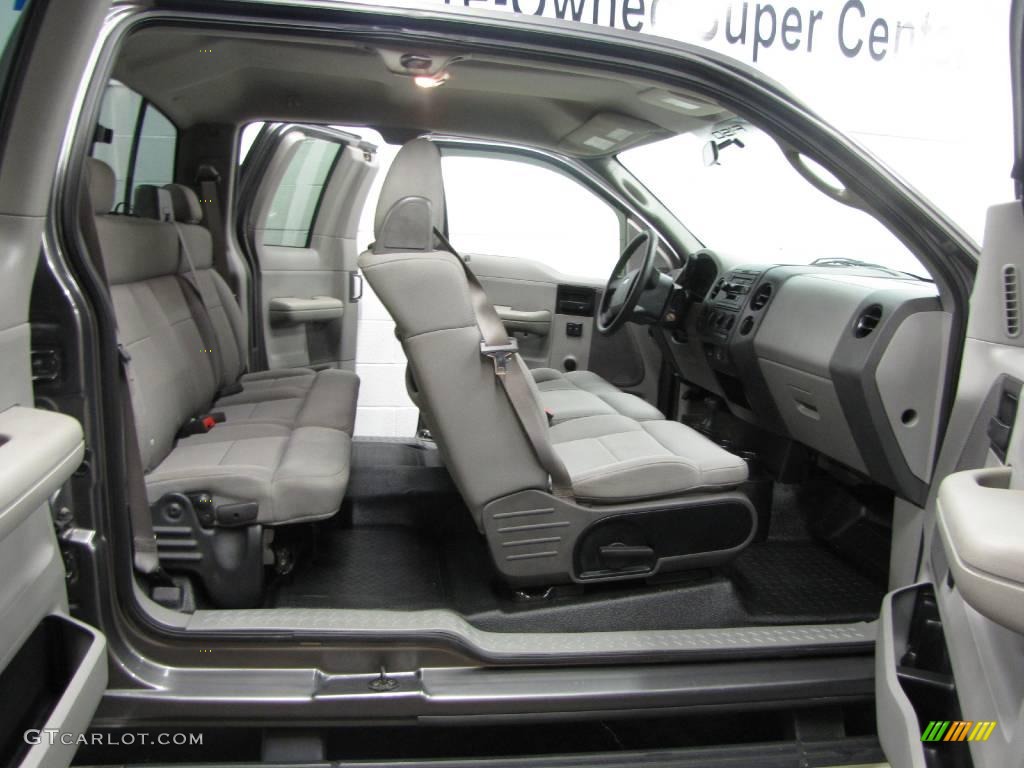 2005 F150 STX SuperCab 4x4 - Dark Shadow Grey Metallic / Medium Flint Grey photo #16