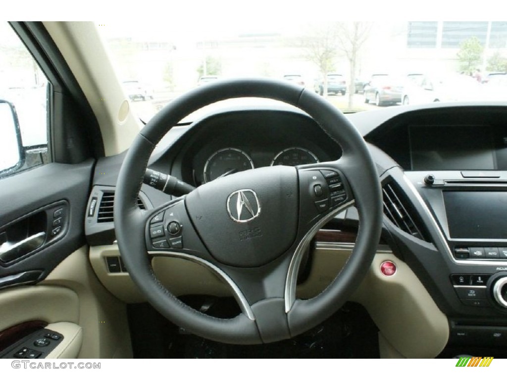 2015 MDX SH-AWD Technology - White Diamond Pearl / Parchment photo #27