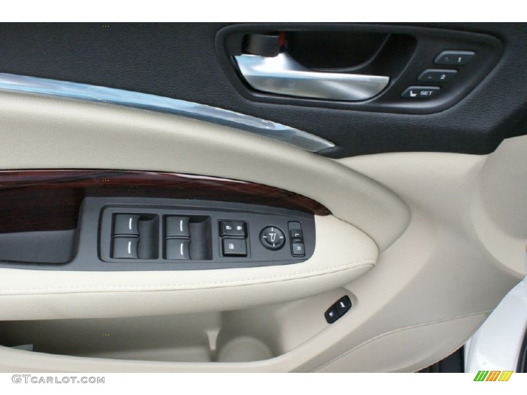 2015 MDX SH-AWD Technology - White Diamond Pearl / Parchment photo #44