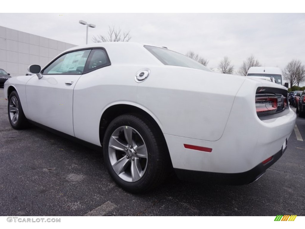 2015 Challenger SXT - Bright White / Black/Tungsten photo #3