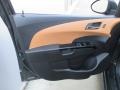 2015 Chevrolet Sonic Jet Black/Mojave Interior Door Panel Photo