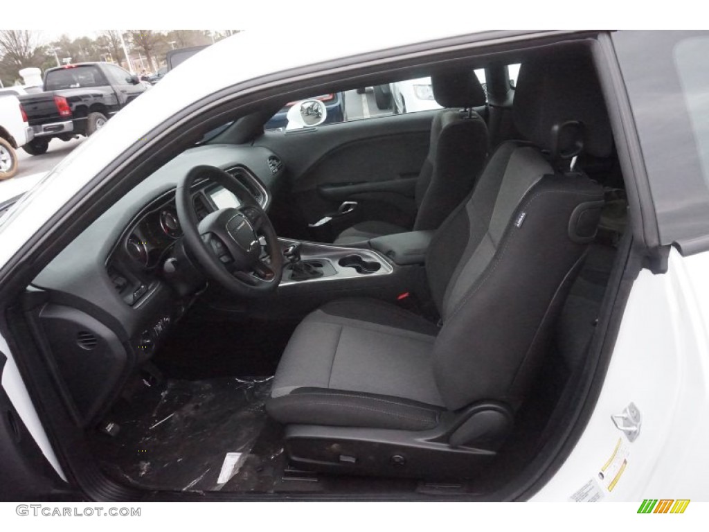 2015 Challenger SXT - Bright White / Black/Tungsten photo #7