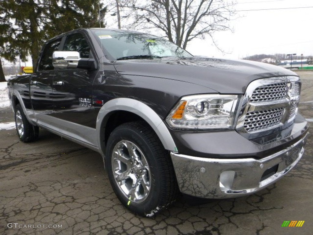 Granite Crystal Metallic 2015 Ram 1500 Laramie Crew Cab 4x4 Exterior Photo #102055227