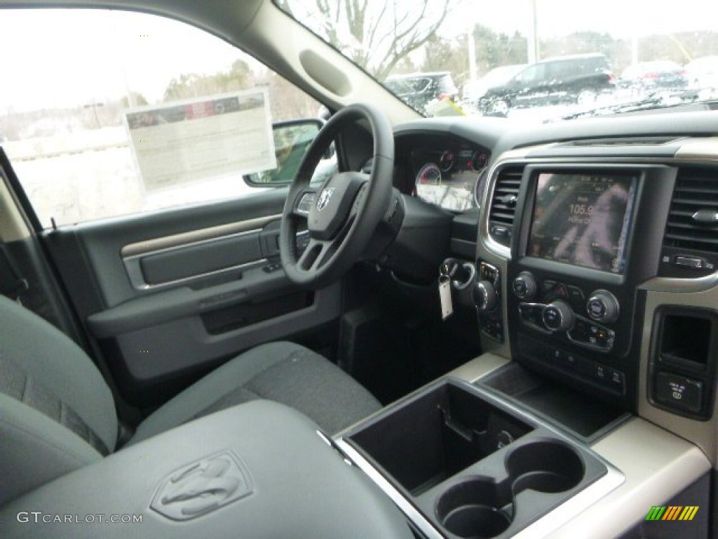 2015 1500 Outdoorsman Quad Cab 4x4 - Bright Silver Metallic / Black/Diesel Gray photo #12