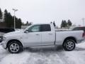 2015 Bright White Ram 1500 Laramie Quad Cab 4x4  photo #2