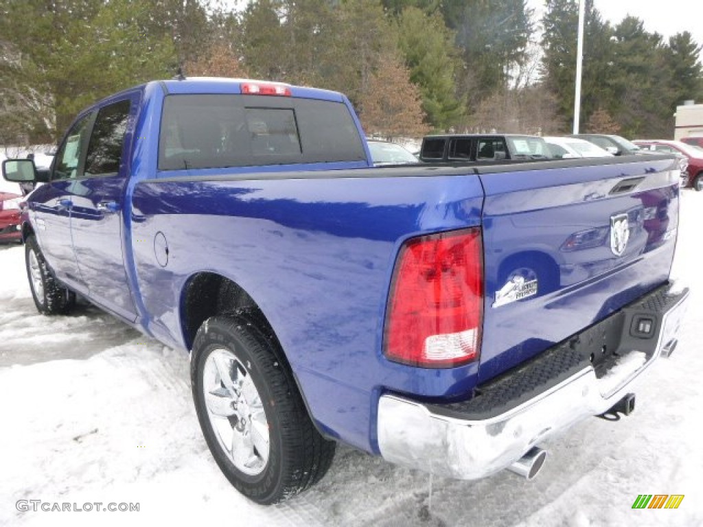 Blue Streak Pearl 2015 Ram 1500 Big Horn Crew Cab 4x4 Exterior Photo #102056803