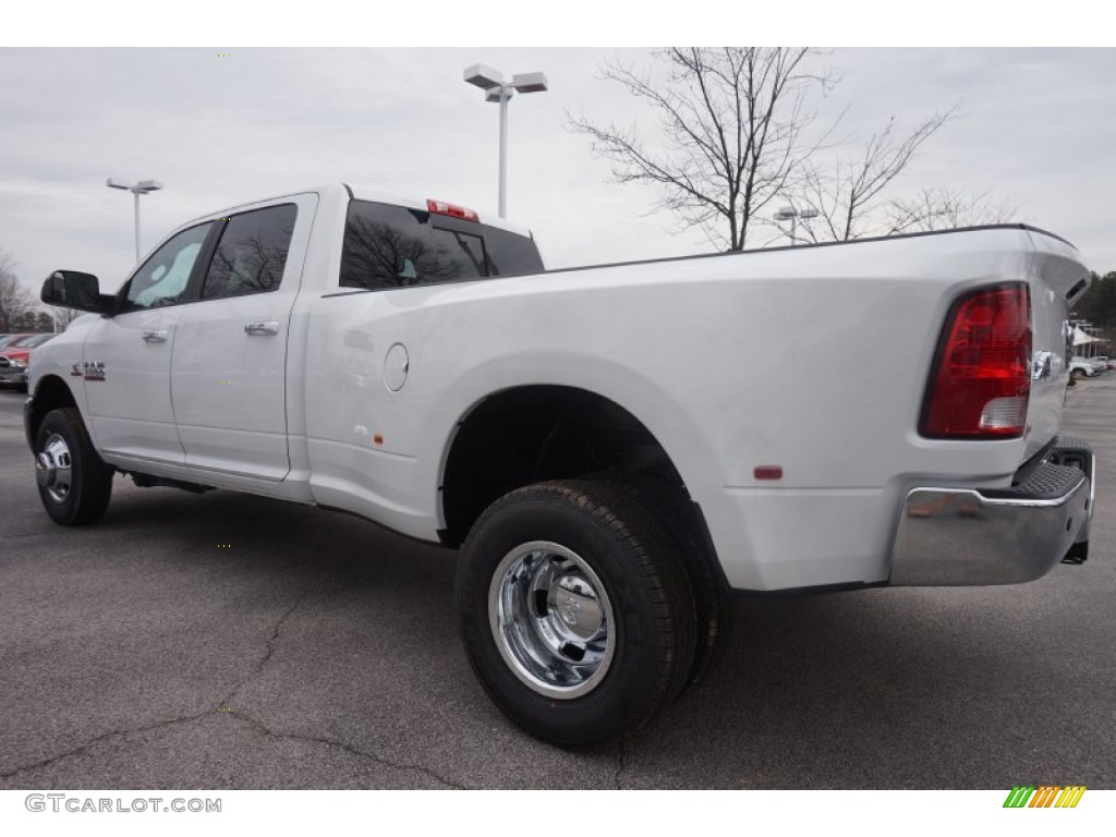 Bright White 2015 Ram 3500 Big Horn Crew Cab 4x4 Dual Rear Wheel Exterior Photo #102057795