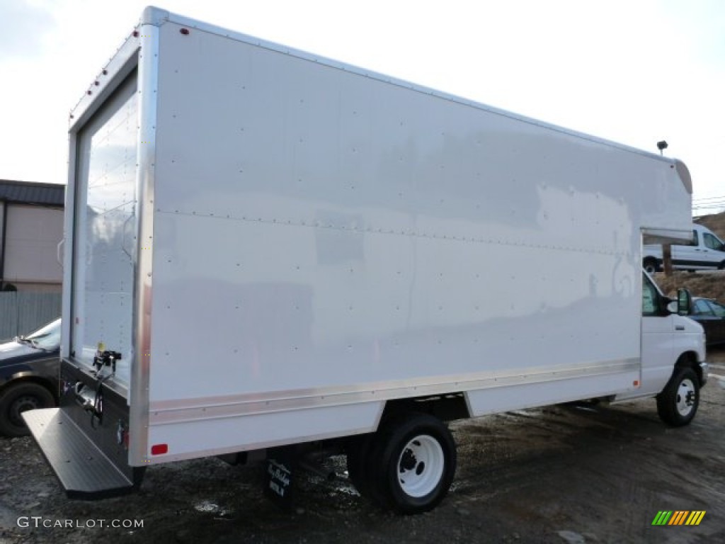 Oxford White 2015 Ford E-Series Van E450 Cutaway Commercial Moving Truck Exterior Photo #102057867