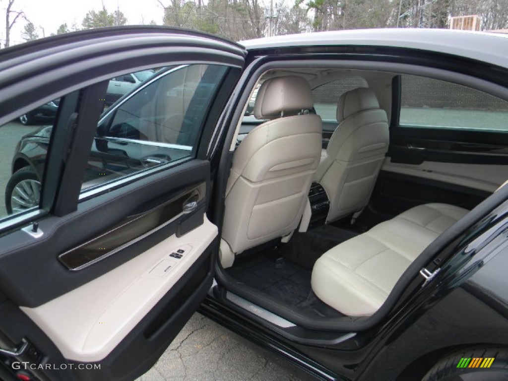 2009 BMW 7 Series 750Li Sedan Rear Seat Photo #102058236
