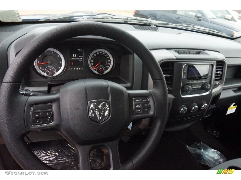 2015 1500 Tradesman Quad Cab - Blue Streak Pearl / Black/Diesel Gray photo #7