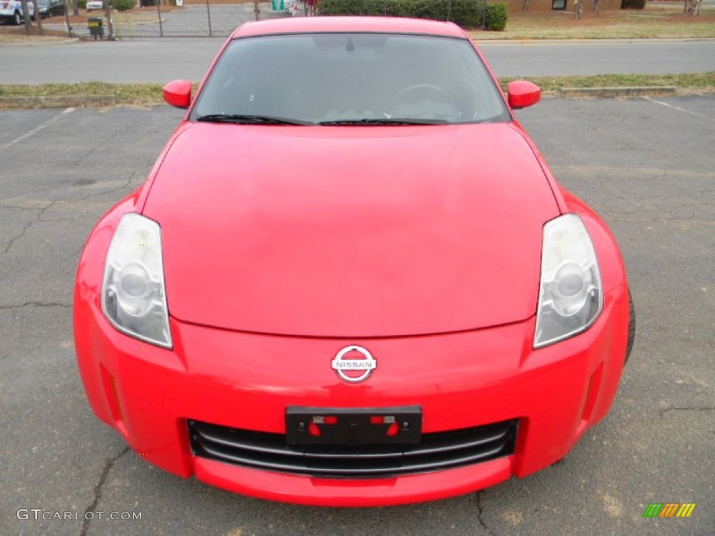 2008 350Z Enthusiast Coupe - Nogaro Red / Carbon photo #5