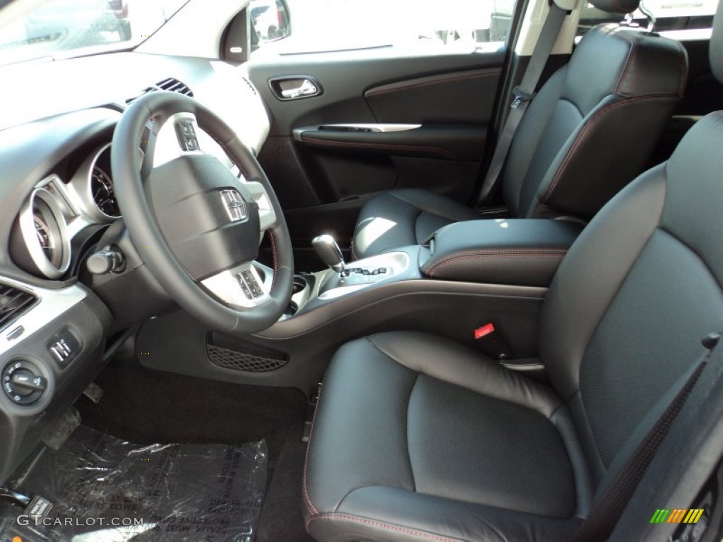 R T Black Red Interior 2015 Dodge Journey R T Photo