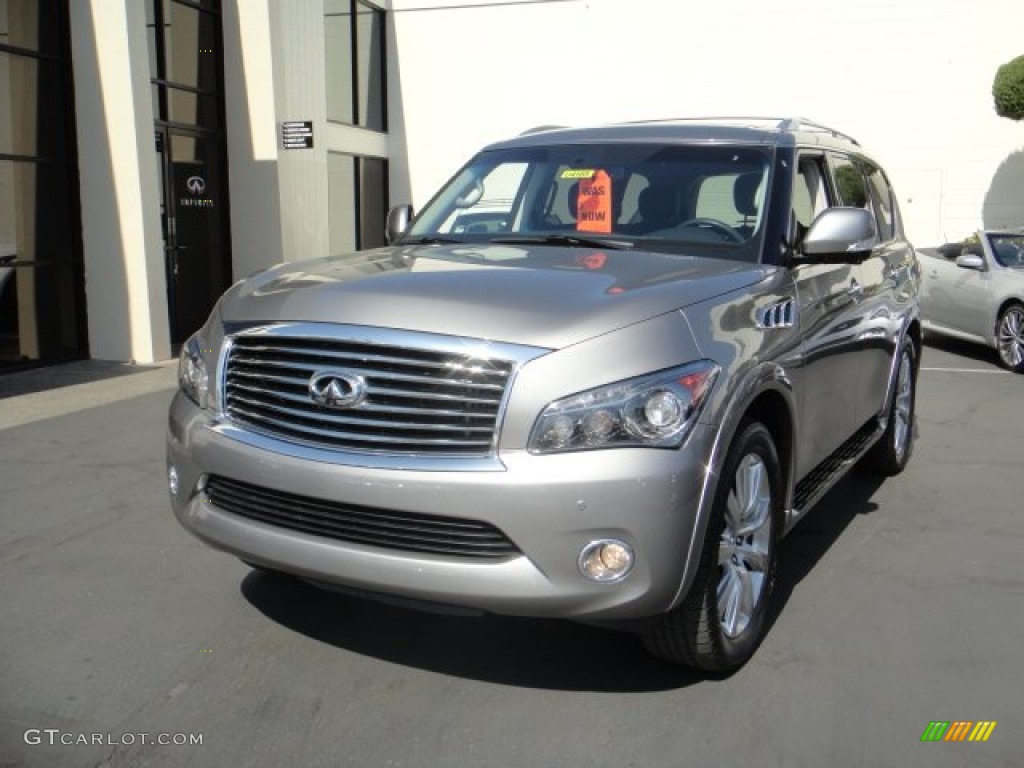 2012 QX 56 4WD - Platinum Graphite / Graphite photo #2