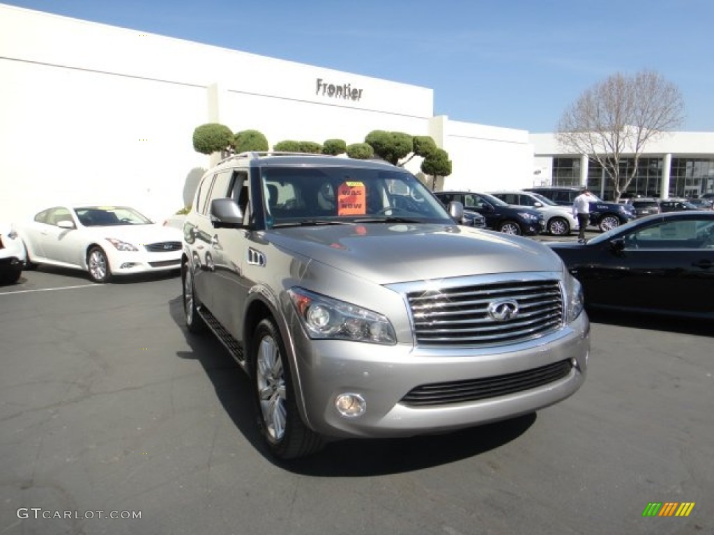 2012 QX 56 4WD - Platinum Graphite / Graphite photo #3