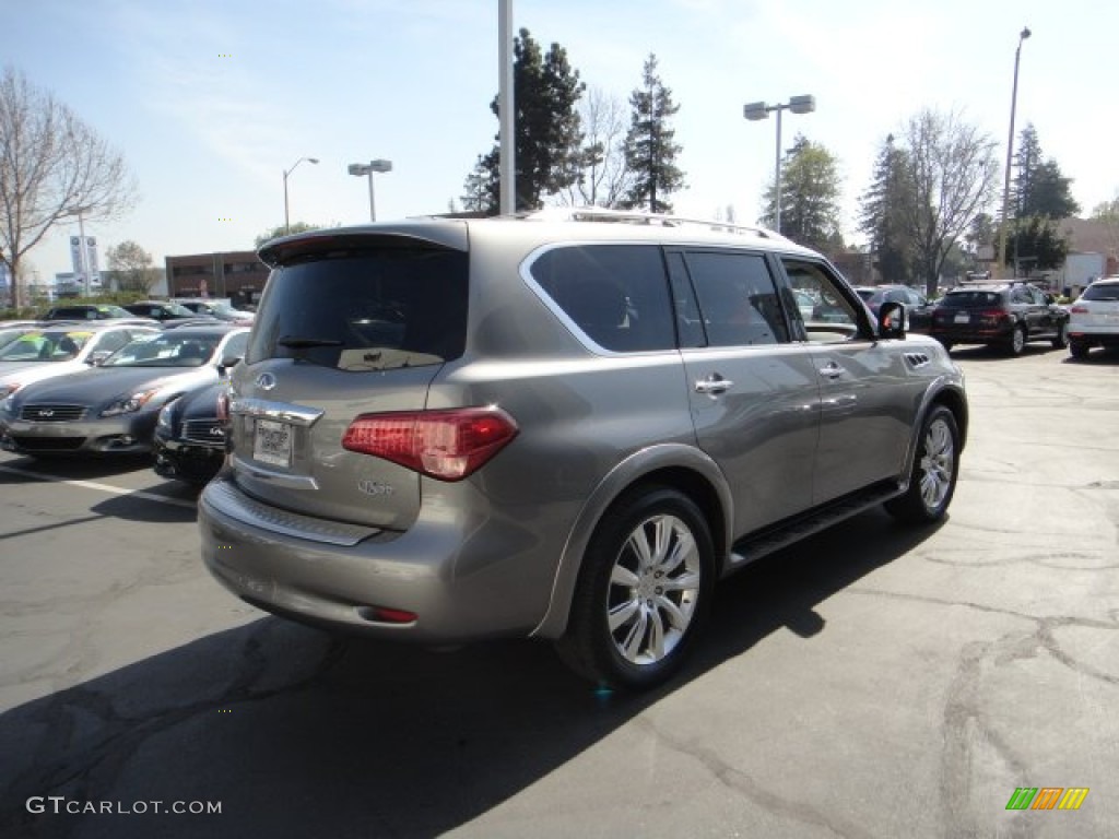 2012 QX 56 4WD - Platinum Graphite / Graphite photo #5
