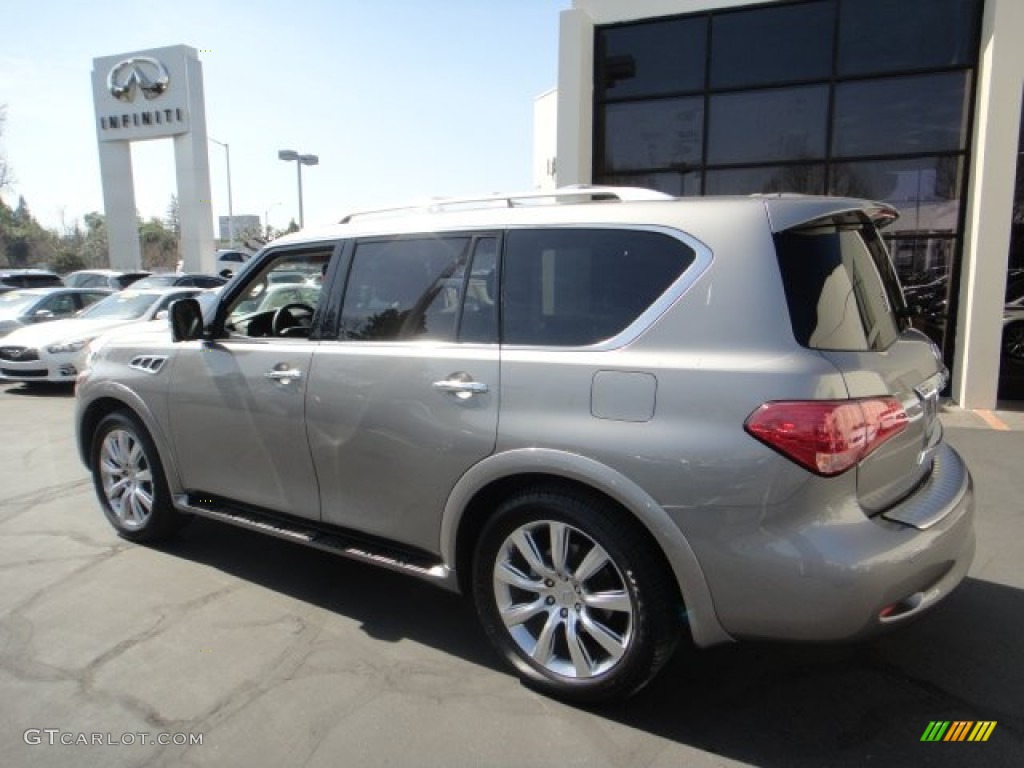 2012 QX 56 4WD - Platinum Graphite / Graphite photo #7