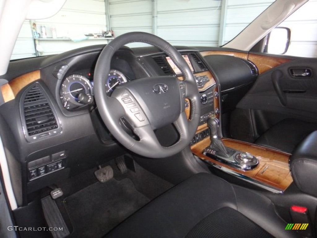 2012 QX 56 4WD - Platinum Graphite / Graphite photo #20