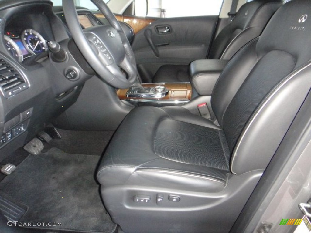 2012 QX 56 4WD - Platinum Graphite / Graphite photo #21