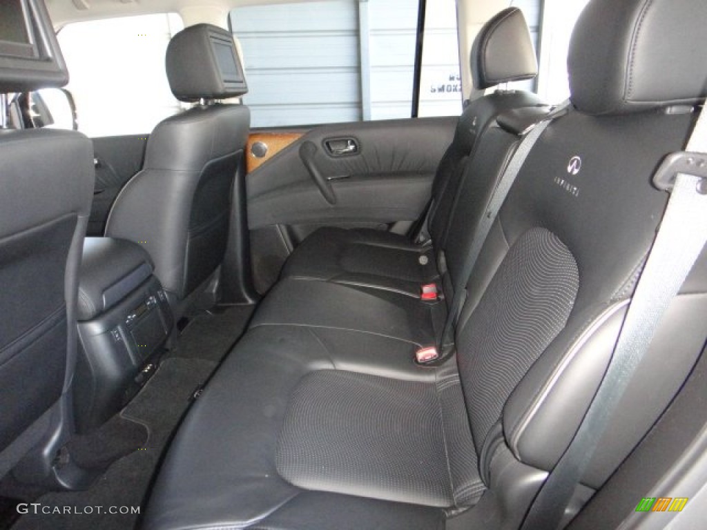 2012 QX 56 4WD - Platinum Graphite / Graphite photo #24