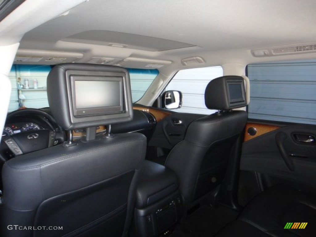 2012 QX 56 4WD - Platinum Graphite / Graphite photo #25