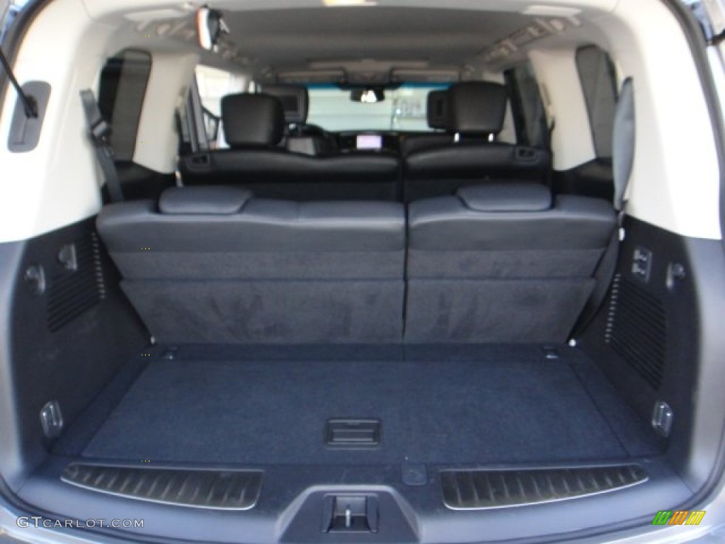 2012 QX 56 4WD - Platinum Graphite / Graphite photo #26