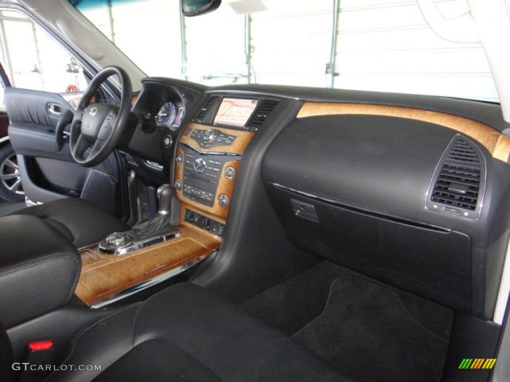 2012 QX 56 4WD - Platinum Graphite / Graphite photo #32