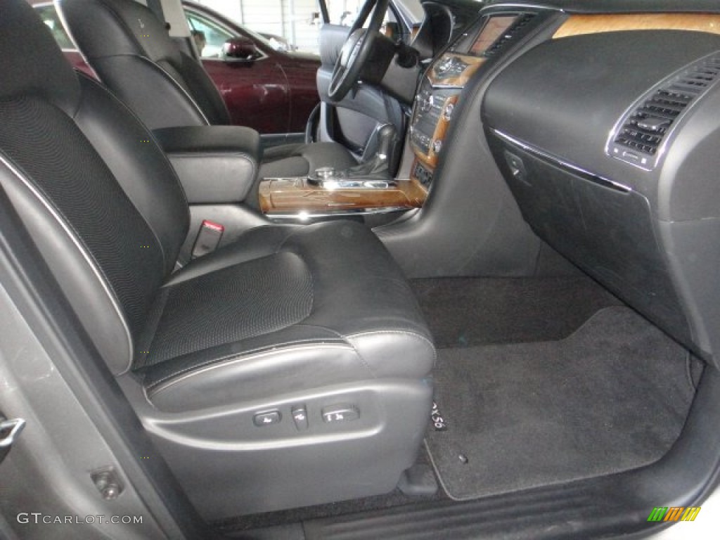 2012 QX 56 4WD - Platinum Graphite / Graphite photo #33