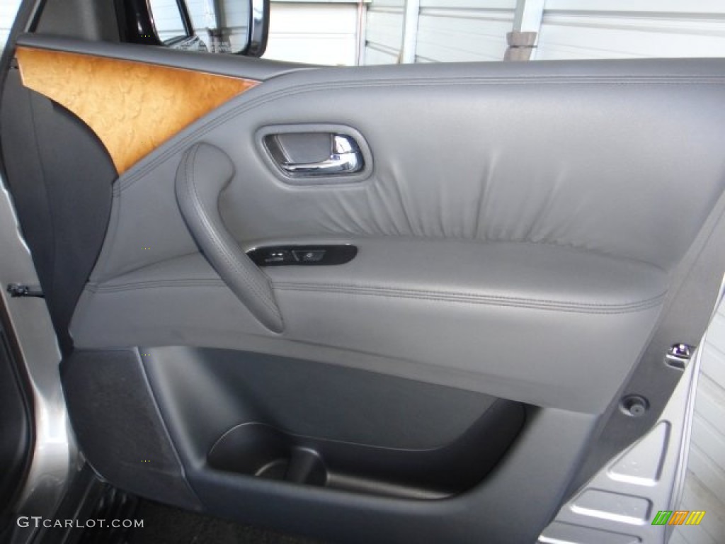 2012 QX 56 4WD - Platinum Graphite / Graphite photo #34